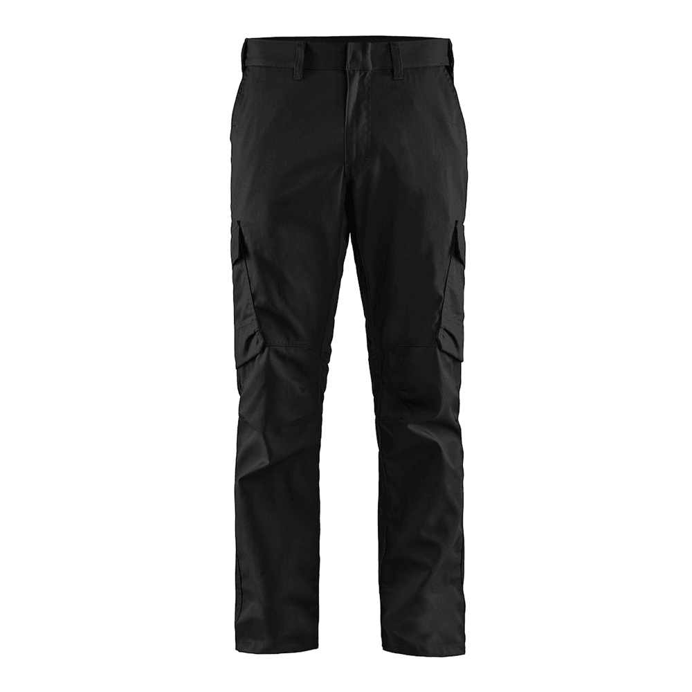 Blaklader 1444 Industry Stretch Trouser Black/Hi-Vis Yellow