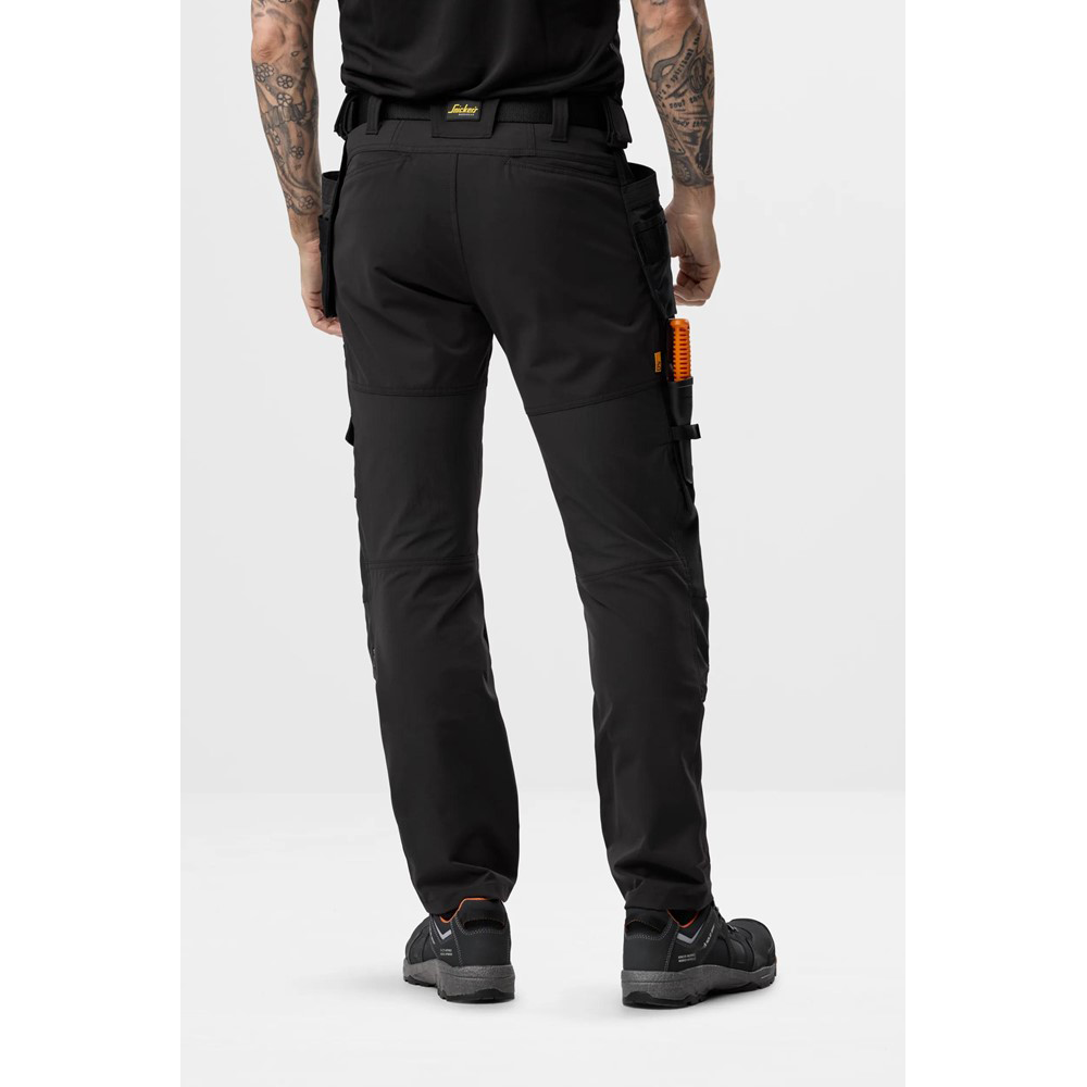 Snickers 6218 AllroundWork Holster Pocket 4-Way Stretch Trousers Steel Grey