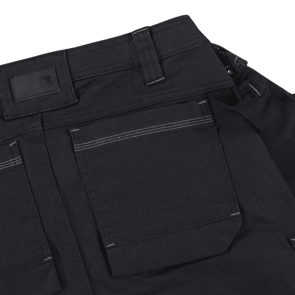 Herock Linx Short Leg Slim Fit Stretch Kneepad Detachable Holster Pocket Jeans Trouser